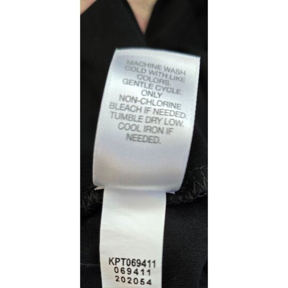 J.Jill Wearever Collection Boot Cut Pants Black whimsygoth grunge wardrobe basic - Picture 6 of 8